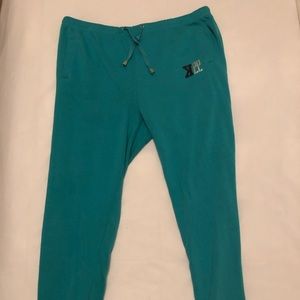 Kardashian Kurves Teal Jogger Sweatpants Plus Size